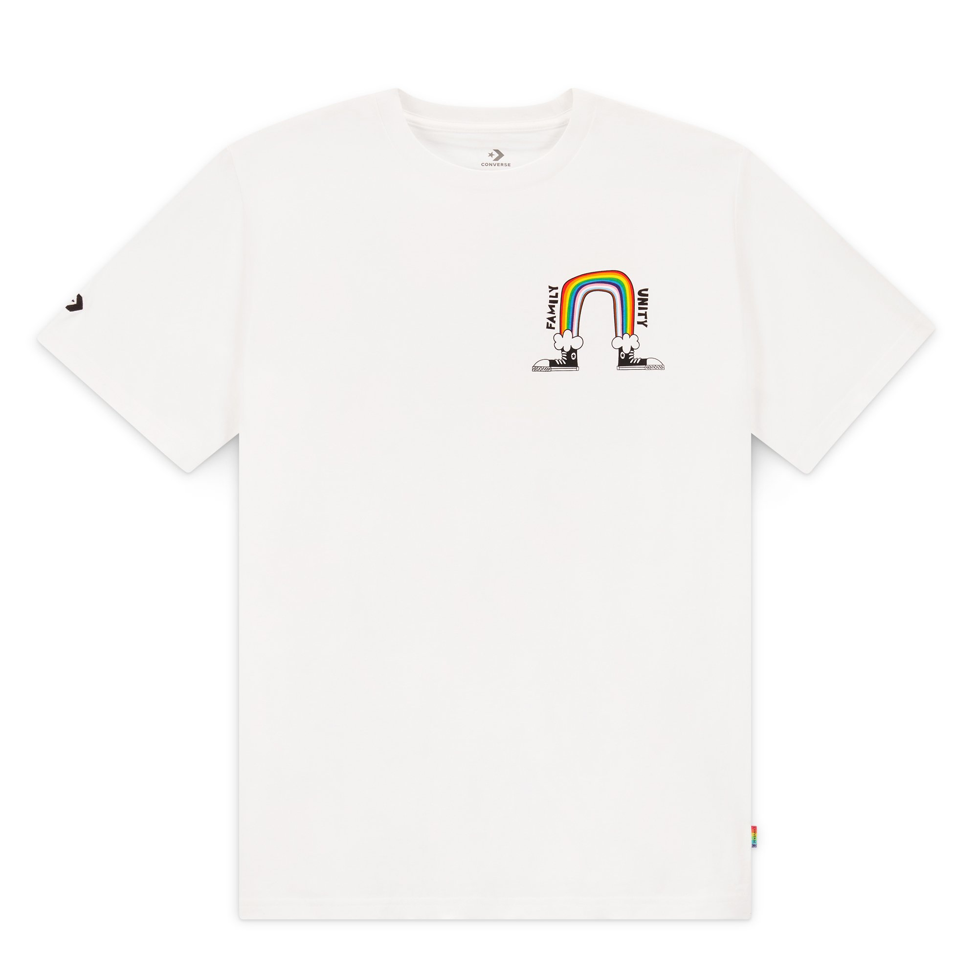 

Converse Футболка Pride Family And Unity Tee White Unisex, Белый