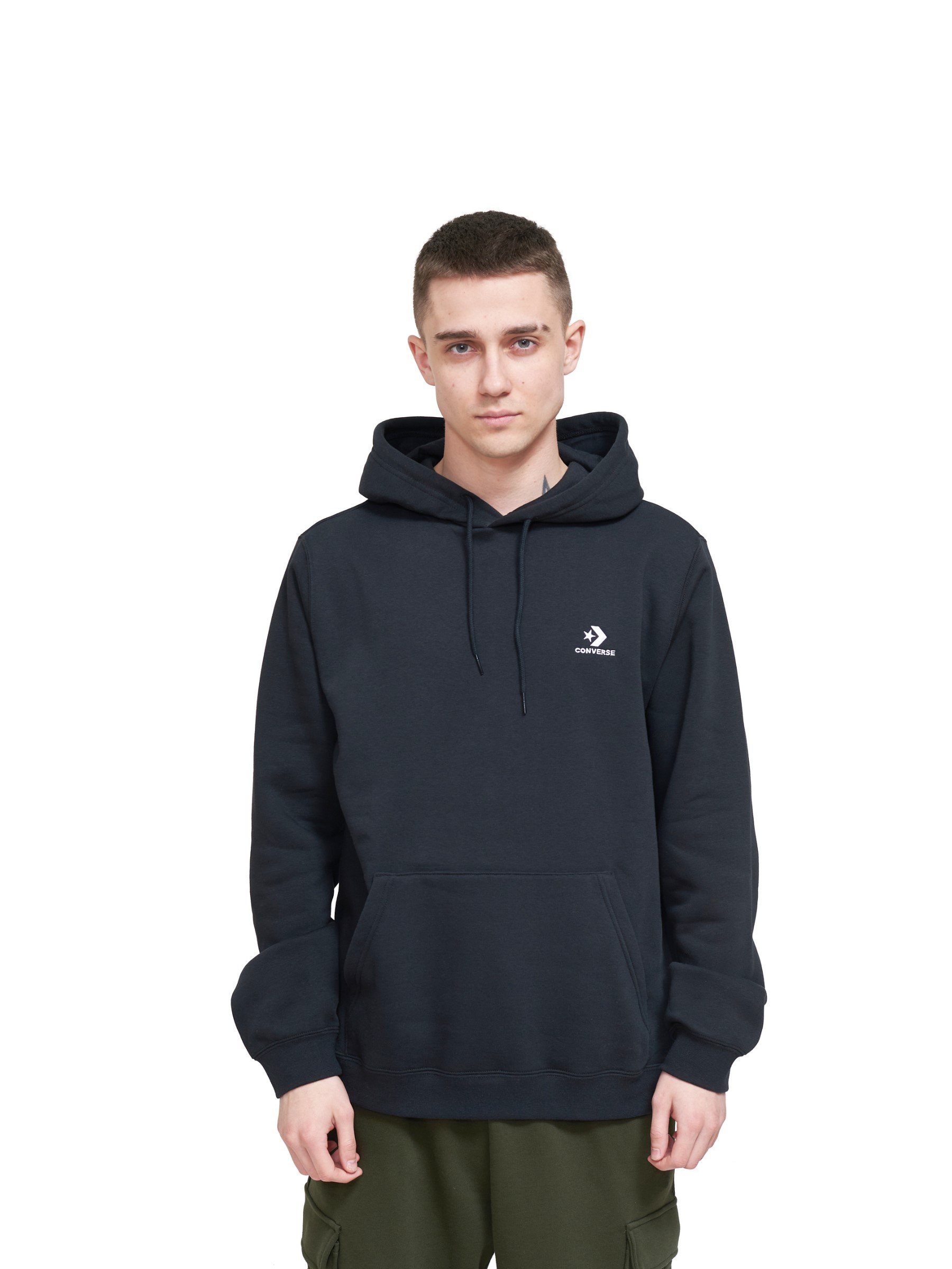 

Converse Джемпер Converse Go-To Embroidered Star Chevron Standard Fit Hoodie Unisex Unisex, Черный