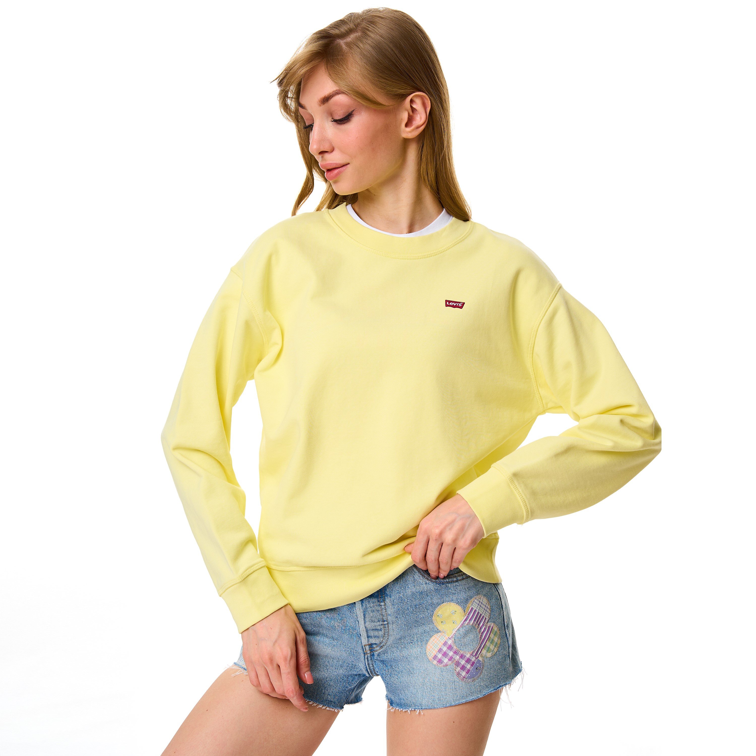 

Свитшот Levi' Standard Crew Powdered Yellow, Желтый