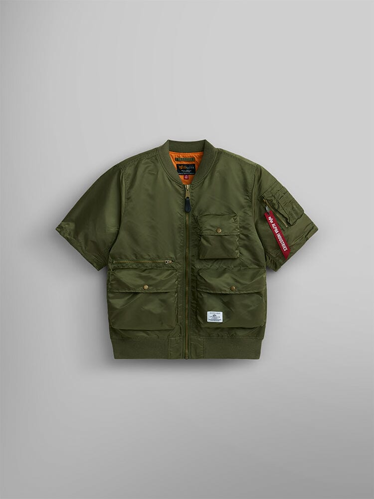 

Alpha Industries Куртка -2B Short Sleeve Flight Jacket, Зеленый