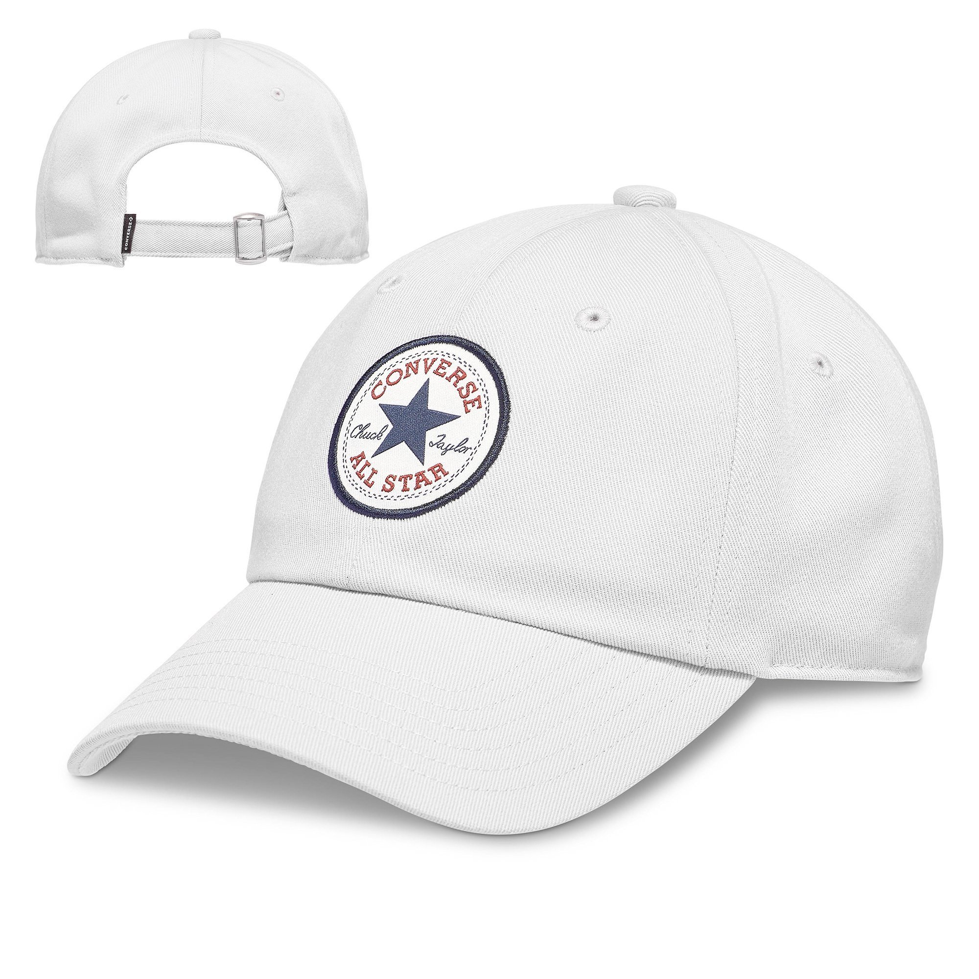 

Converse Кепка Tipoff Baseball Cap White Unisex, Белый